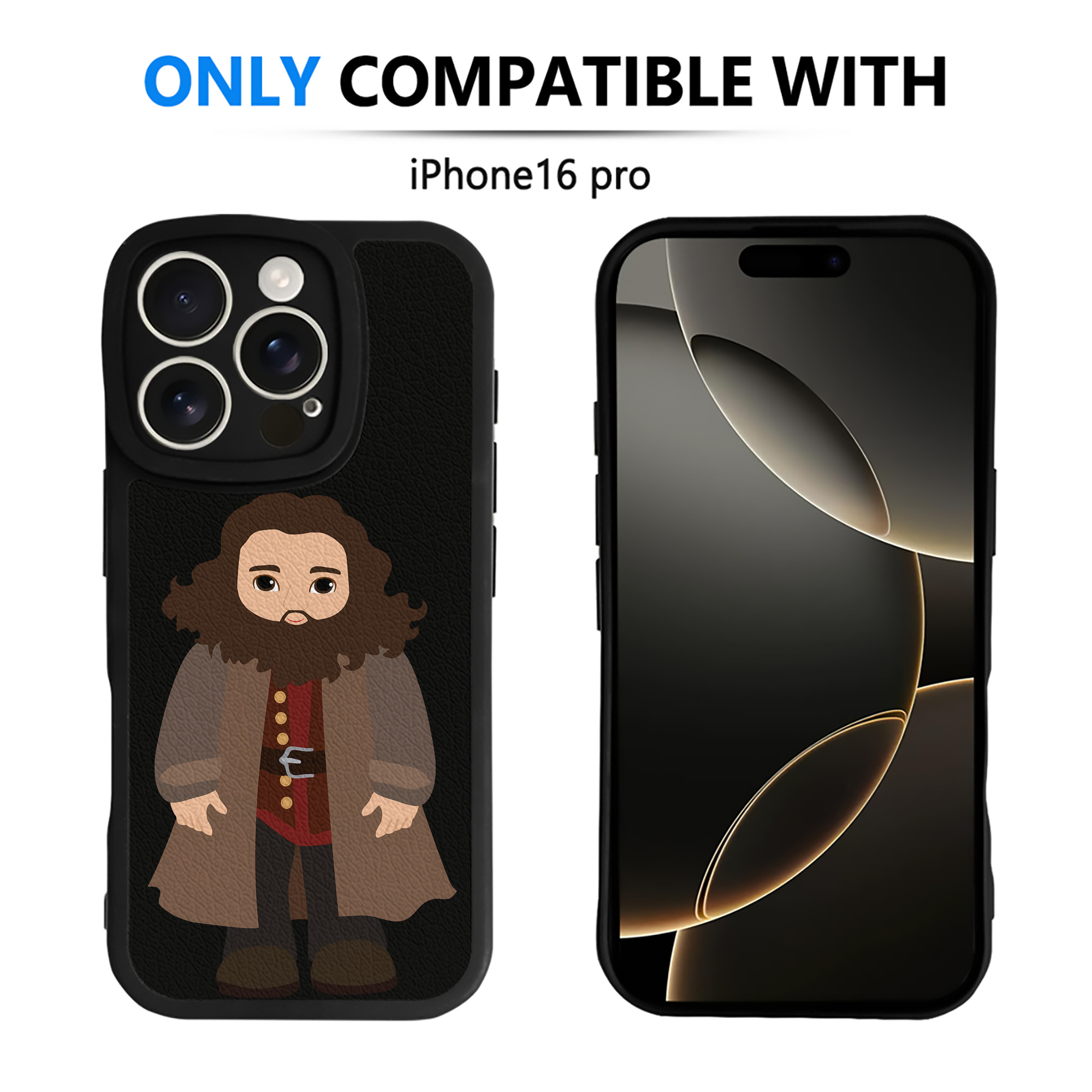 （画像用） Harry Potter ハリー・ポッターシリーズ 【iPhone 16シリーズ対応】シリコンスマホケース（レザー調） 材質：シリコン
